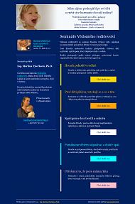Náhled designu webu www.awareparenting.cz