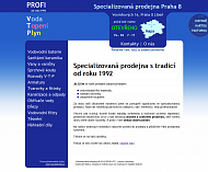 Náhled designu webu www.profi-vtp.cz